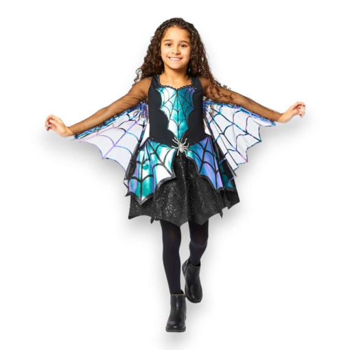 Picture of IRRIDESCENT SPIDERGIRL COSTUME 3-4 YEARS